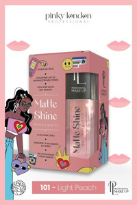 Pinky London Matte Shine 101 Kalıcı Likit Fırçalı Ruj