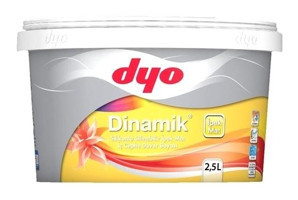 Dyo Dinamik Su Bazlı İpeksi Mat İç Cephe Boyası 2.5 lt Beyaz
