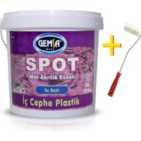 Gemsa Su Bazlı Plastik Mat İç Cephe Boyası 1 lt Lilyum