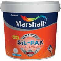 Marshall Su Bazlı Silikonlu Yarı Parlak İç Cephe Boyası 15 lt Ekru