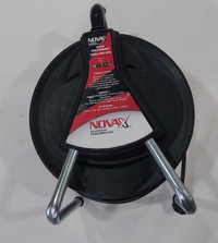 Novax Plastik Gövde Topraklı Anahtarlı 4'lü 30 m Grup Priz Siyah