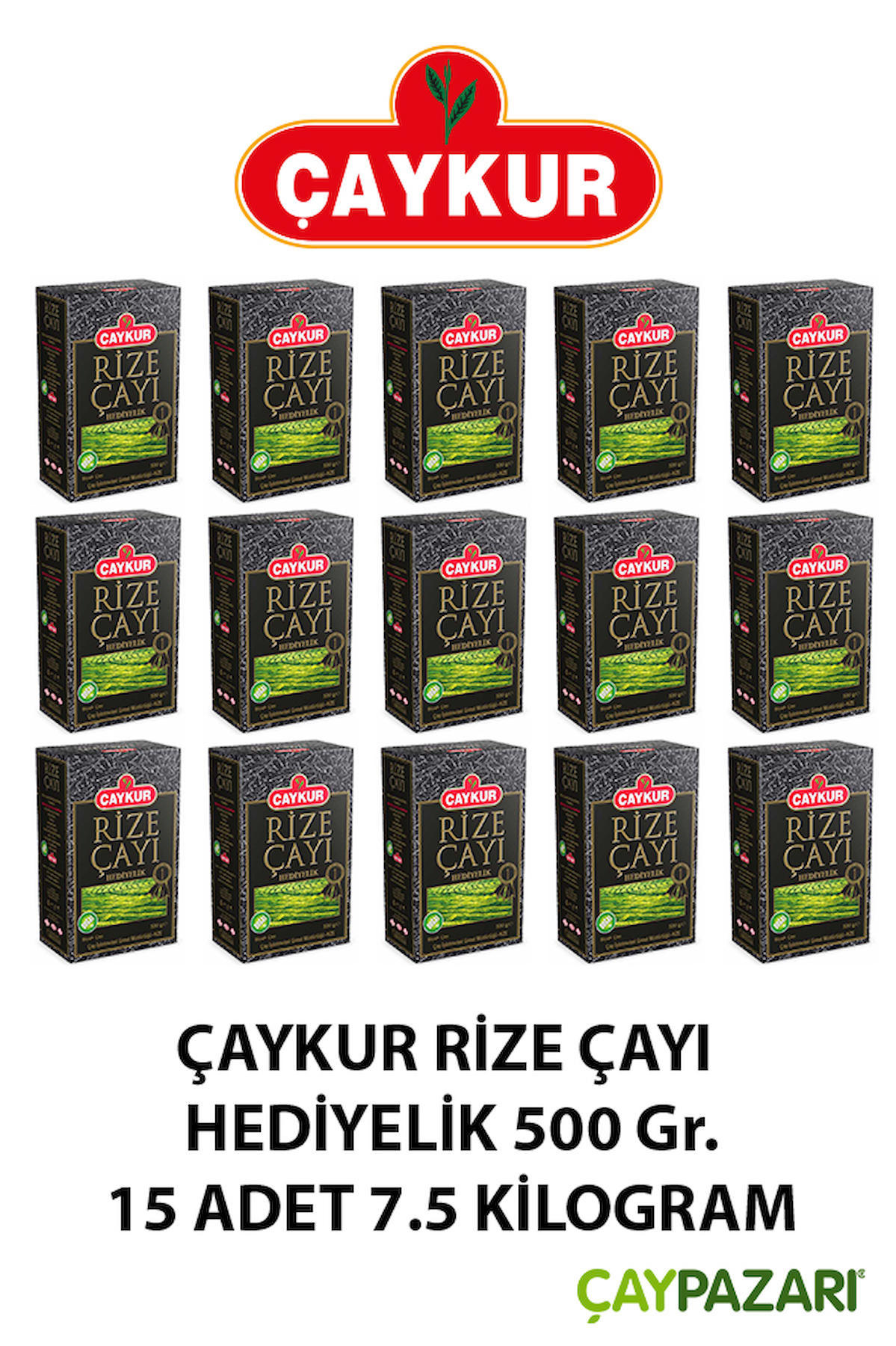Çaykur Rize Çayı Dökme Çay 15x7.5 kg