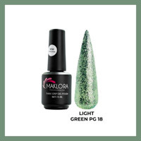 Maklora Platinum Gel Light Green Yeşil Kalıcı Simli Parlak Oje
