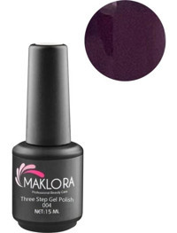 Maklora Burgundy Mor Kalıcı Parlak Oje