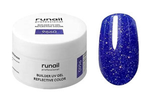 Runail 9660 Lacivert Kalıcı Simli Parlak Oje