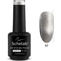 Schelab 57 Gri Kalıcı Simli Metalik Oje