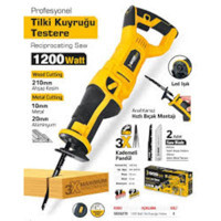 Sgs Plus SGS5270 Aküsüz Kablolu 1200 W Elektrikli Tilki Kuyruğu Testere