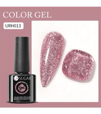 UrSugar URH013 Mor Kalıcı Simli Sedefli Oje