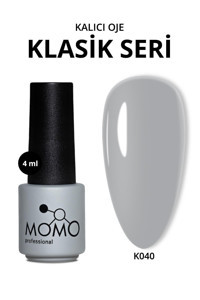 Momo Professional K040 Gri Kalıcı Düz Oje