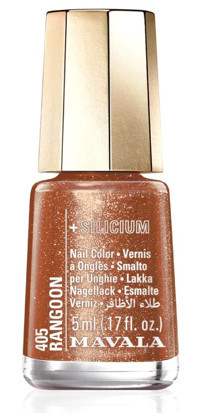 Mavala Iconic Colors Rangoon Bakır Kalıcı Simli Simli Oje
