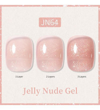 Born Pretty JN64 Pembe Kalıcı Simli Parlak Oje