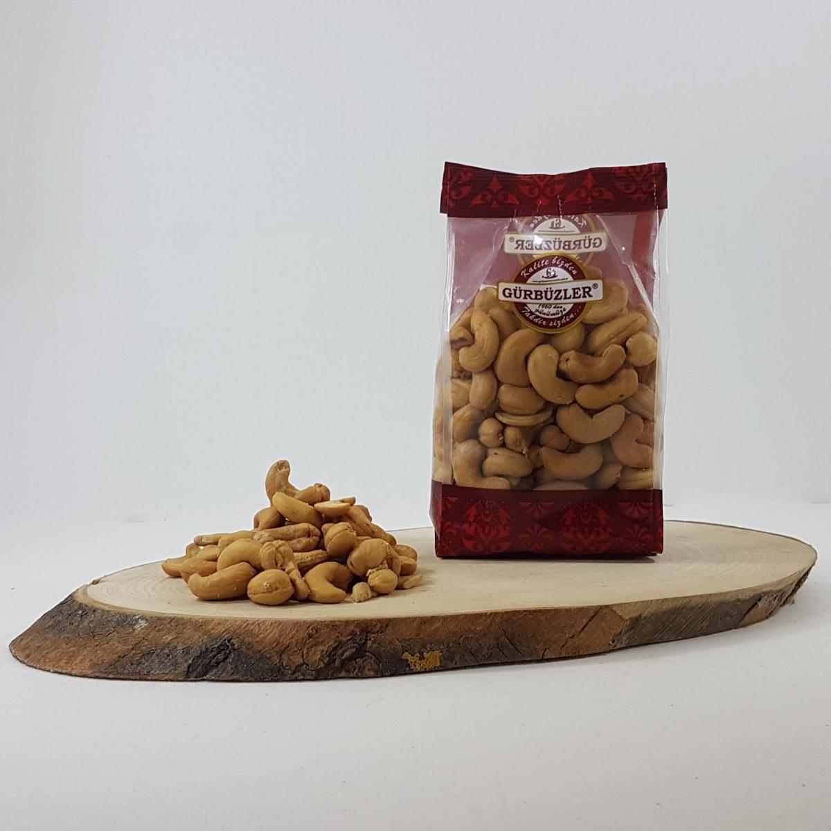 Gürbüzler Kavrulmuş Tuzlu Kaju 250 gr