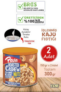 Paşa Kuruyemiş Kavrulmuş Tuzlu Kaju 2x150 gr