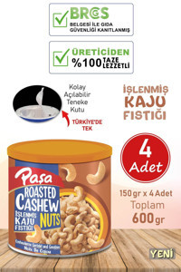 Paşa Kuruyemiş Kavrulmuş Tuzlu Kaju 4x150 gr