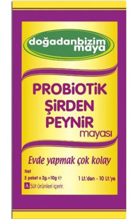 Doğadan Bizim Maya Kuru Peynir Mayası 5x2 gr