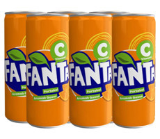 Fanta Portakal Gazoz 6x250 ml