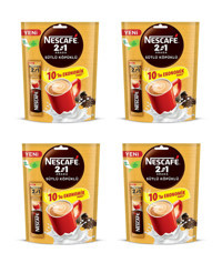 Nescafe Orjinal 2'si 1 Arada Sütlü Köpüklü 10 gr 40'lı Hazır Kahve
