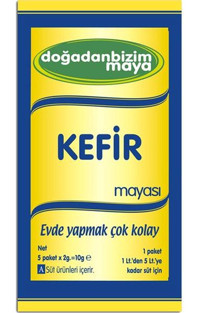 Doğadan Bizim Gıda Kefir Mayası 15x2 gr + Gıda Termometresi