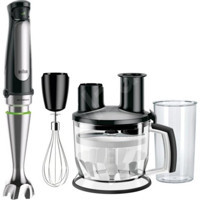 Braun MQ7075X Multiquick 7 1000 ml Plastik Çift Bıçaklı 3'lü Büyük Blender Seti Siyah