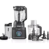 Ninja Blendsense 2000 ml Plastik Turbolu 5'li Büyük Blender Seti Siyah
