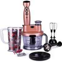 Stilevs Limitless 1500 ml Plastik Turbolu 4 Bıçaklı Büyük Blender Seti Rose Gold