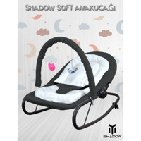 Shadow Soft Sallanır Oyuncaklı 4 Kademeli Ana Kucağı Gri