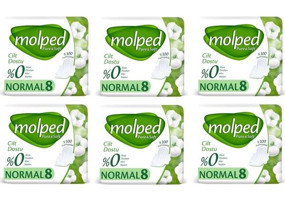 Molped Pure & Soft Normal 8'li Hijyenik Ped 6 Adet