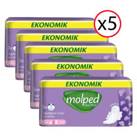 Molped Classic Thick Uzun 16'lı Hijyenik Ped 5 Adet