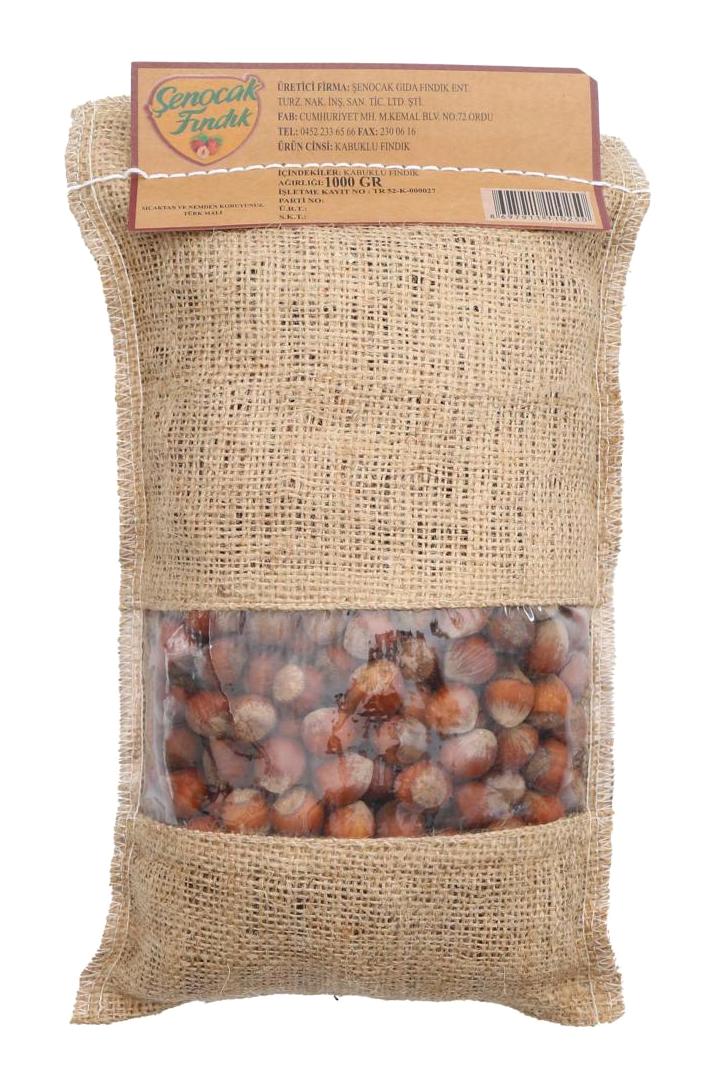 Şenocak Çiğ Tuzsuz Tane Kabuklu Fındık 1 kg