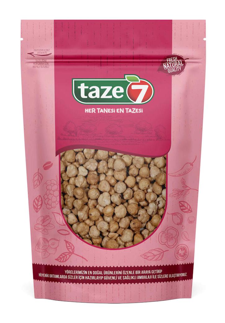 Taze7 Çifte Kavrulmuş Tuzsuz Tane İçi Fındık 250 gr