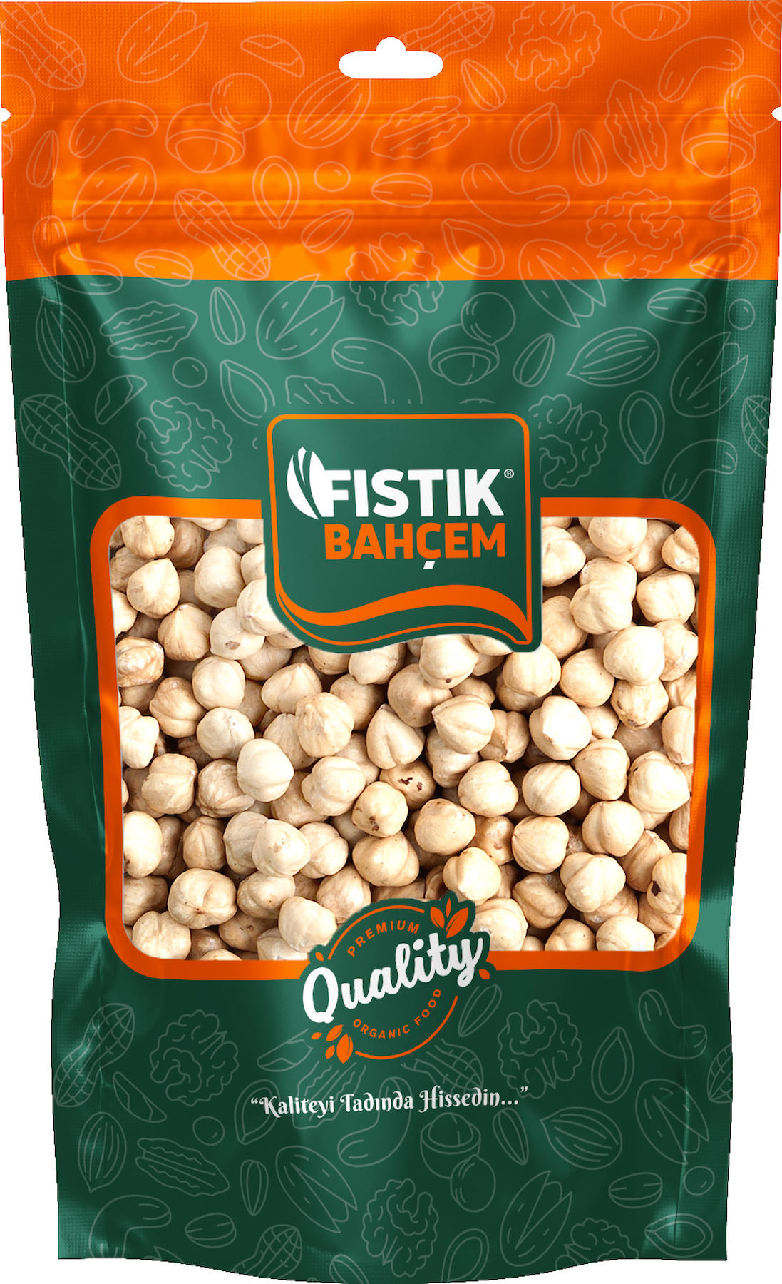 Fıstık Bahçem Kavrulmuş Tuzsuz Tane Giresun İçi Fındık 500 gr