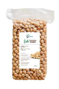 Şile Natural Çifte Kavrulmuş Tuzsuz Organik Tane İçi Fındık 1 kg