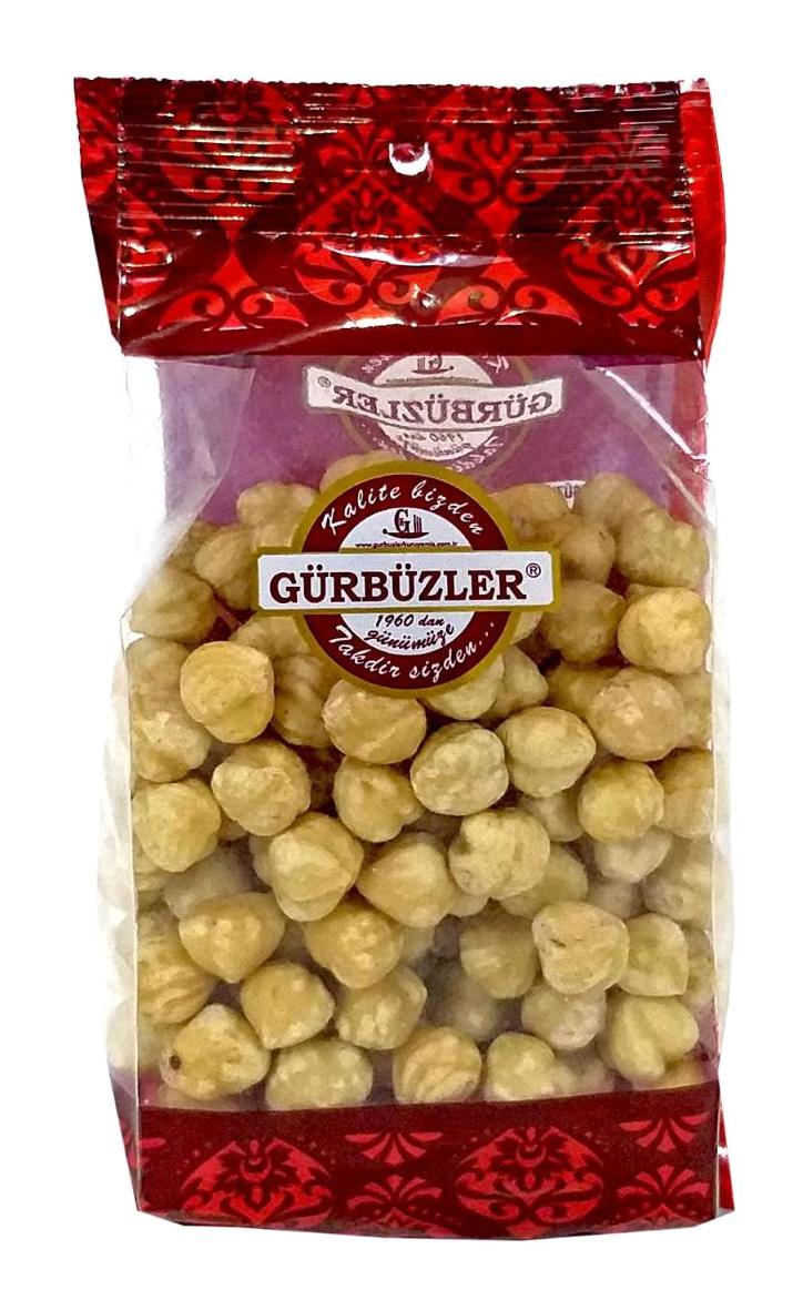 Gürbüzler Kavrulmuş Tuzsuz Tane İçi Fındık 250 gr