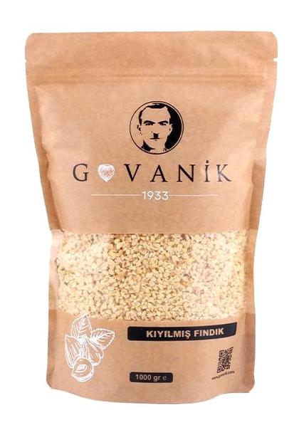 Govanik Kavrulmuş Tuzsuz Kıyılmış Giresun İçi Fındık 1 kg