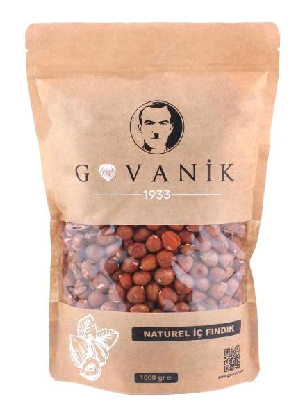 Govanik Çiğ Tuzsuz Tane Giresun İçi Fındık 1 kg