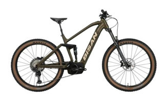 Bisan Python Deore E-FS 250 W 100 Km 29 Jant 12 Vites Dağ Bisikleti Elektrikli Bisiklet Siyah