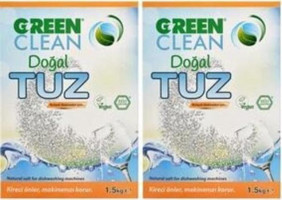 U Green Clean Doğal Bulaşık Makinesi Tuzu 2x1.5 kg