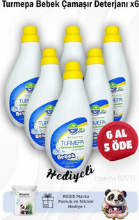 Turmepa Organik 6x1 lt Sıvı Çamaşır Deterjan