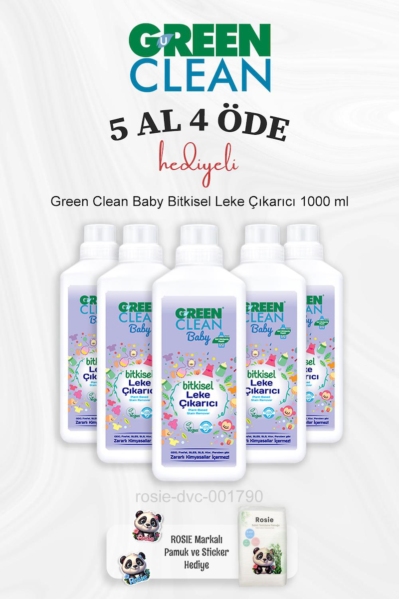 U Green Clean Organik 5x1 lt Sıvı Leke Çıkarıcı