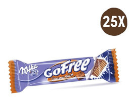 Milka GoFree Çikolatalı Gofret 25x28 gr