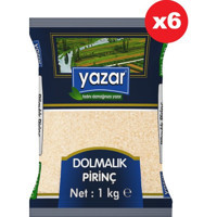 Yazar Dolmalık Pirinç 6x1 kg