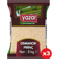 Yazar Osmancık Pirinç 3x5 kg