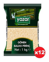 Yazar Baldo Pirinç 12x1 kg