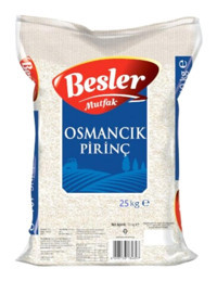 Beşler Osmancık Pirinç 25 kg