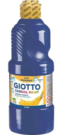 Giotto School Paint Koyu Mavi 500 ml Guaj Boya