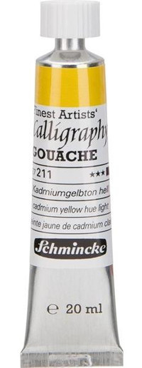 Schmincke 211 Tüp Hardal Sarısı 20 ml Guaj Boya