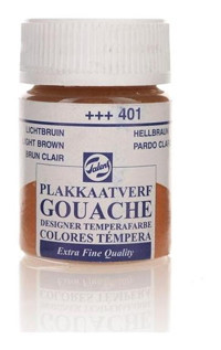 Talens 401 Açık Kahve 16 ml Guaj Boya
