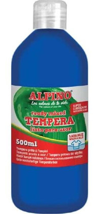 Alpino Tempera Koyu Mavi 500 ml Guaj Boya