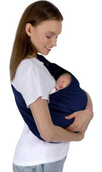 Sevi Bebe Sling ART-564 13 kg Kapasiteli Taşıma Askısı Portbebe Lacivert