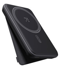 Voltme Magpak 5000 mAh Hızlı Şarj Mıknatıslı Dijital Göstergeli USB C Powerbank Siyah